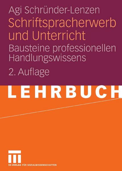 Produktbild: Schriftspracherwerb und Unterricht