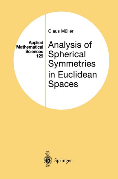 Produktbild: Analysis of Spherical Symmetries in Euclidean Spaces
