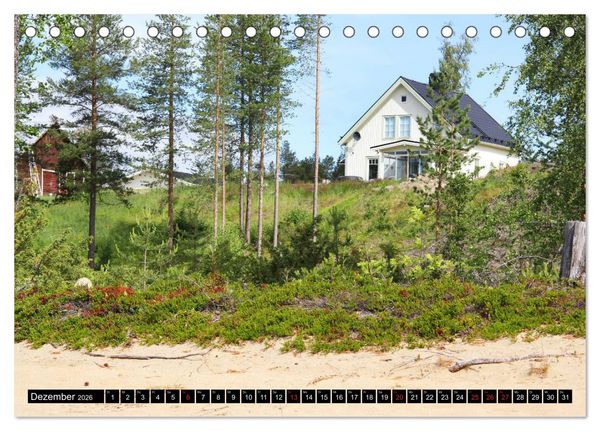 Produktbild: Sommer in Schwedens Lappland (Tischkalender 2026 DIN A5 quer), CALVENDO Monatskalender