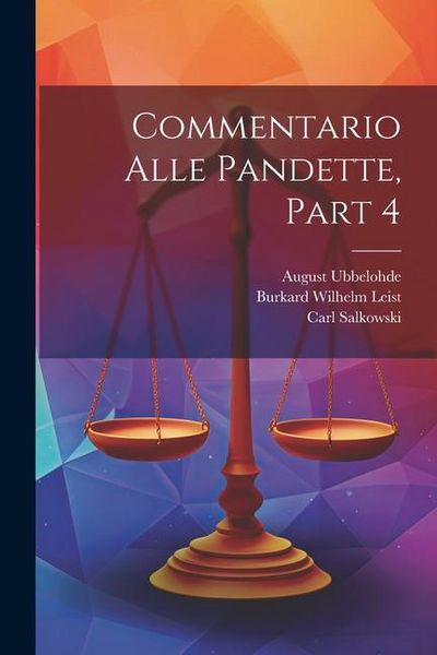 Produktbild: Commentario Alle Pandette, Part 4
