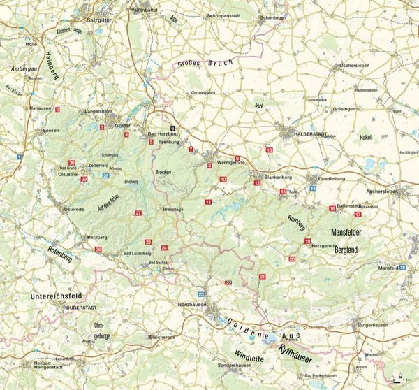 Produktbild: Historische Pfade Harz
