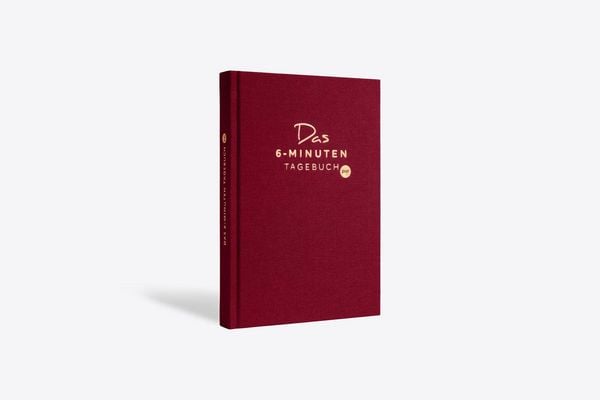 Produktbild: Das 6-Minuten-Tagebuch pur (rubin)