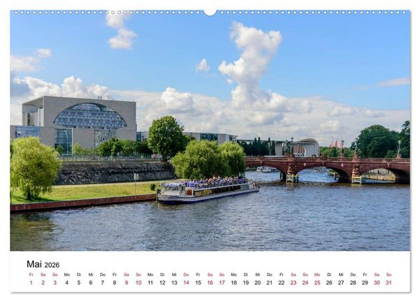 Produktbild: Das Regierungsviertel in Berlin (Wandkalender 2026 DIN A2 quer), CALVENDO Monatskalender