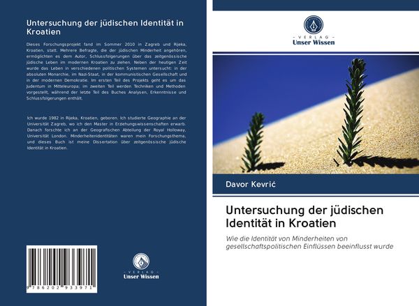 Produktbild: Untersuchung der j&uuml;dischen Identit&auml;t in Kroatien