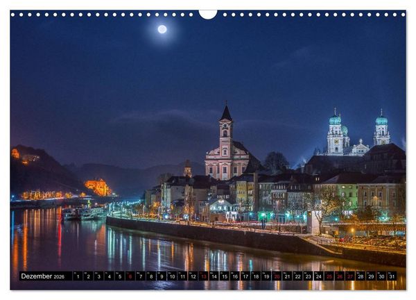Produktbild: Passau, das Venedig Bayerns (Wandkalender 2026 DIN A3 quer), CALVENDO Monatskalender