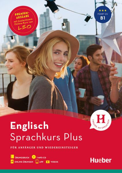 Hueber Sprachkurs Plus Englisch – Premiumausgabe, Set von Amanda Welfare,Lisa Goldau, Hueber, 978-3-19-319475-6