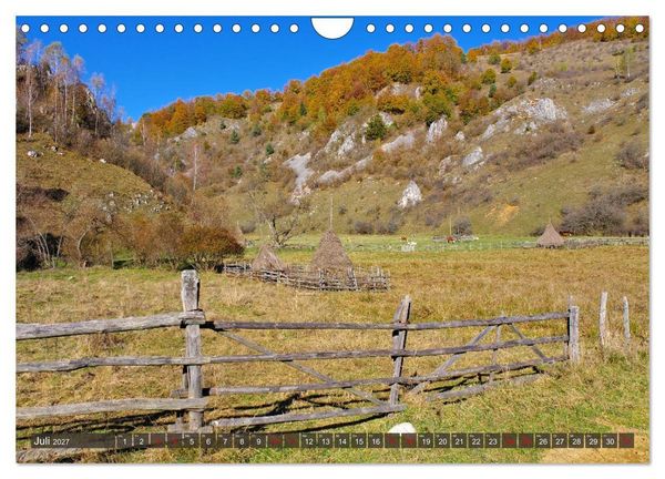 Produktbild: Fundatura Ponorului - Auf dem Via Transilvanica durch die Karpaten (Wandkalender 2027 DIN A4 quer), CALVENDO Monatskalender