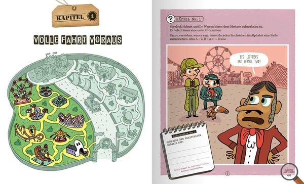 Produktbild: Panik auf dem Riesenrad - Sherlock Holmes f&uuml;r Kids &ndash; L&ouml;se die F&auml;lle
