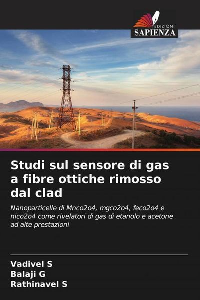 Produktbild: Studi sul sensore di gas a fibre ottiche rimosso dal clad