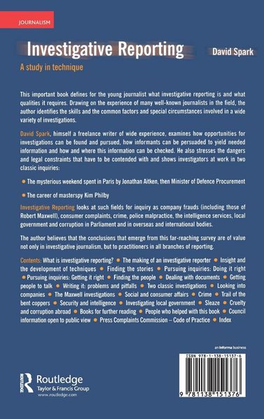 Produktbild: Investigative Reporting