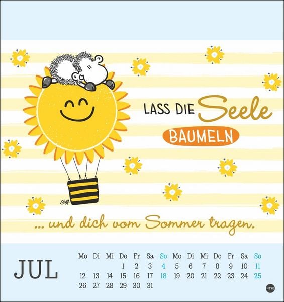 Produktbild: sheepworld Postkartenkalender 2027