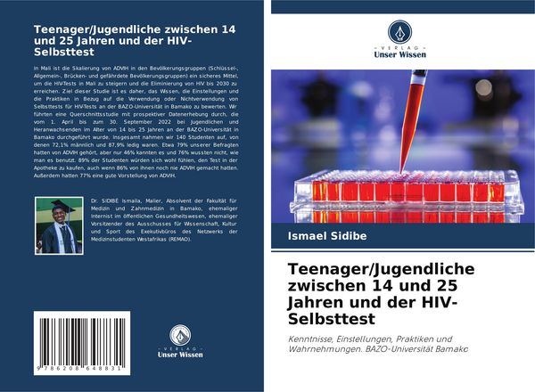 Teenager/Jugendliche zwischen 14 und 25 Jahren und der HIV-Selbsttest, Taschenbuch von Ismael Sidibe, Verlag Unser Wissen, 9786208648831
