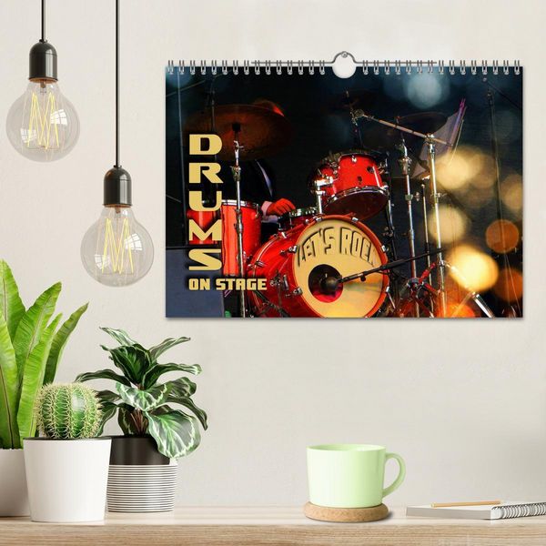 Produktbild: Drums On Stage - Let's Rock (Wall Calendar 2026 DIN A4 landscape), CALVENDO 12 Month Wall Calendar