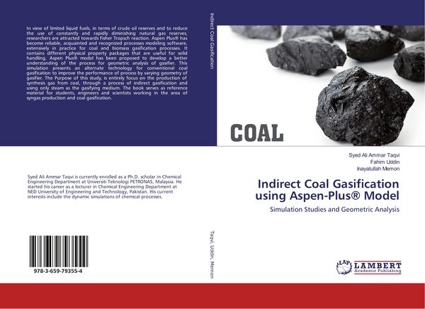 Produktbild: Indirect Coal Gasification using Aspen-Plus&reg; Model