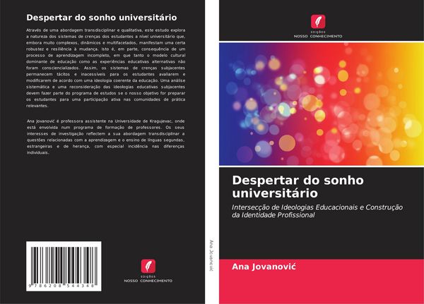Produktbild: Despertar do sonho universit&aacute;rio