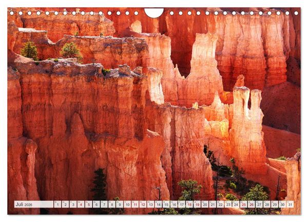 Produktbild: Bryce Canyon, Wunder der Natur (Wandkalender 2026 DIN A4 quer), CALVENDO Monatskalender