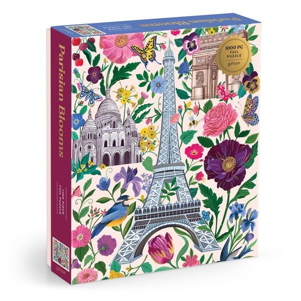 Parisian Blooms 1000 Piece Foil Puzzle
