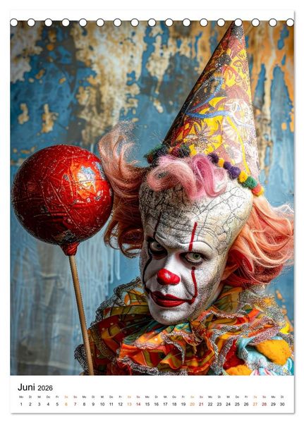 Produktbild: Der Clown (Tischkalender 2026 DIN A5 hoch), CALVENDO Monatskalender