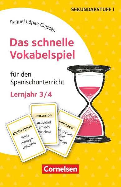 Das schnelle Vokabelspiel - Spanisch - Lernjahr 3/4, Zubehör von Raquel López Catalán, Cornelsen Pädagogik, 978-3-589-16748-7