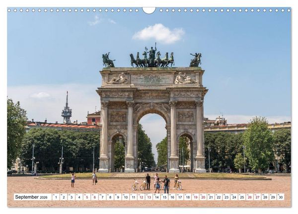 Produktbild: Italien - Mailand (Wandkalender 2026 DIN A3 quer), CALVENDO Monatskalender
