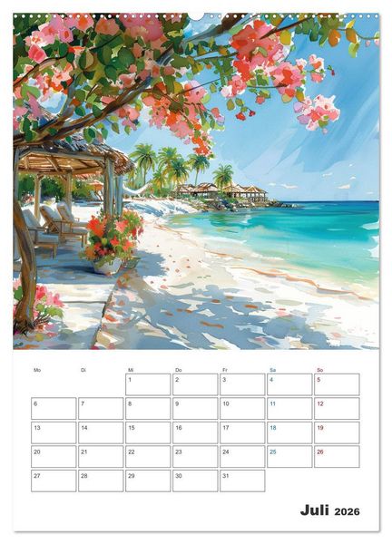 Produktbild: Sand zwischen den Zehen (Wandkalender 2026 DIN A2 hoch), CALVENDO Monatskalender