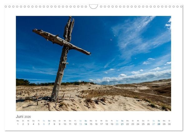 Produktbild: Bewegte Wolken, Stille Landschaften (Wandkalender 2026 DIN A3 quer), CALVENDO Monatskalender