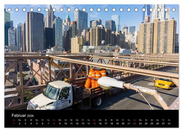 Produktbild: Herbst in New York (Tischkalender 2026 DIN A5 quer), CALVENDO Monatskalender