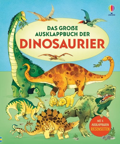 Produktbild: Das gro&szlig;e Ausklappbuch der Dinosaurier