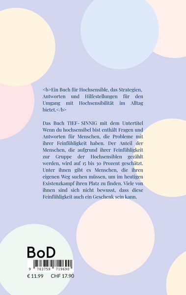 Produktbild: Tief-sinnig