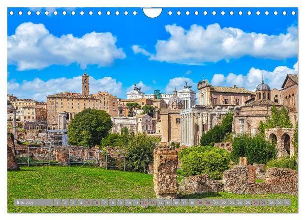 Produktbild: Rom - Ewige Stadt am Tiber (Wandkalender 2027 DIN A4 quer), CALVENDO Monatskalender
