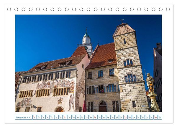 Produktbild: &Uuml;berlingen am sch&ouml;nen Bodensee (Tischkalender 2026 DIN A5 quer), CALVENDO Monatskalender