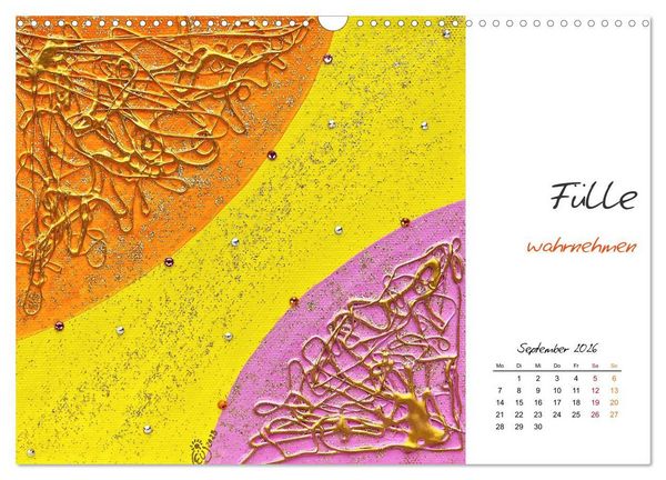 Produktbild: SeelenFreudeBilder - Strahlende Impulse zum Loslassen und Tr&auml;umen (Wandkalender 2026 DIN A3 quer), CALVENDO Monatskalender