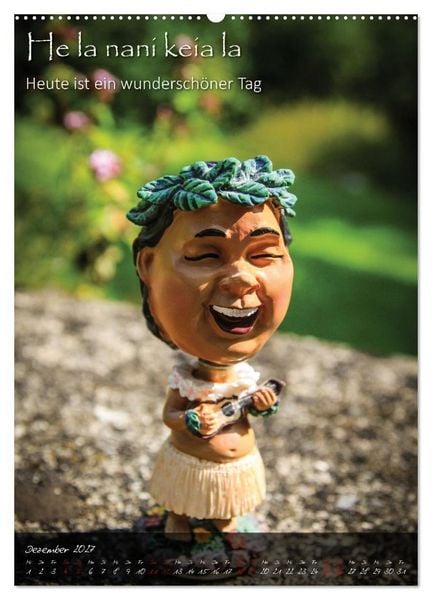 Produktbild: Hula Dancer - Hawaiianische Weisheiten (Wandkalender 2027 DIN A2 hoch), CALVENDO Monatskalender