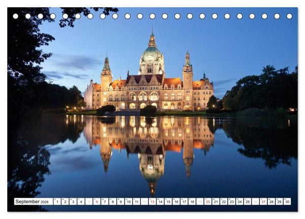 Produktbild: Niedersachsen (Tischkalender 2026 DIN A5 quer), CALVENDO Monatskalender