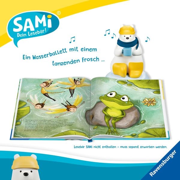 Produktbild: SAMi &ndash; dein Leseb&auml;r - Flemming. Ein Frosch will zum Ballett