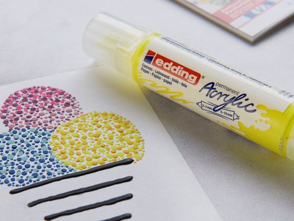 Produktbild: edding Acryl Double Liner 5400 schokobraun 2-3mm/5-10mm