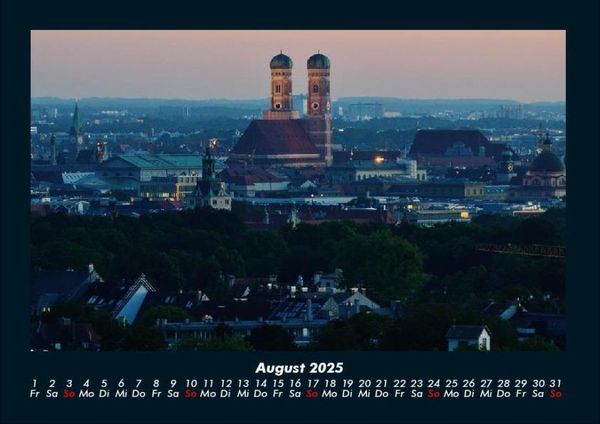 Produktbild: M&uuml;nchen 2025 Fotokalender DIN A4