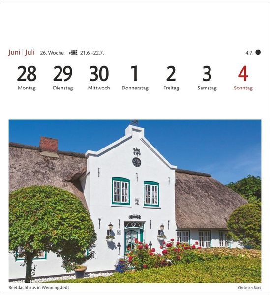Produktbild: Sylt Sehnsuchtskalender 2027 - Wochenkalender mit 53 Postkarten