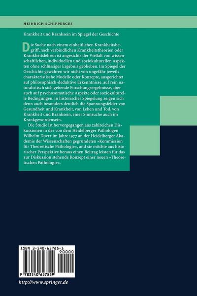 Produktbild: Krankheit und Kranksein im Spiegel der Geschichte