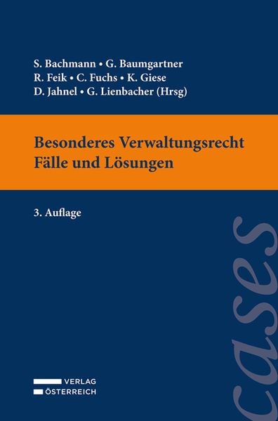 Produktbild: Besonderes Verwaltungsrecht - F&auml;lle und L&ouml;sungen