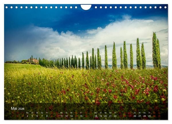 Produktbild: Toskana - sp&uuml;r den Sommer (Wandkalender 2026 DIN A4 quer), CALVENDO Monatskalender