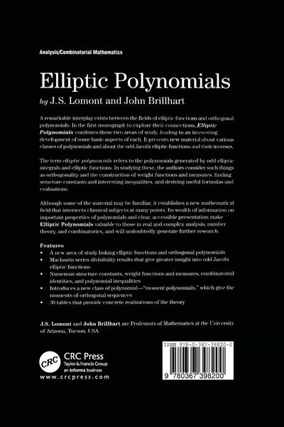 Produktbild: Elliptic Polynomials