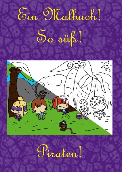 Produktbild: Ein Malbuch! So s&uuml;&szlig;! Piraten!