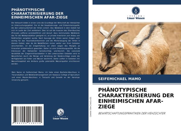 Phänotypische Charakterisierung der Einheimischen Afar-Ziege, Taschenbuch von Seifemichael Mamo, Verlag Unser Wissen, 9786204138114