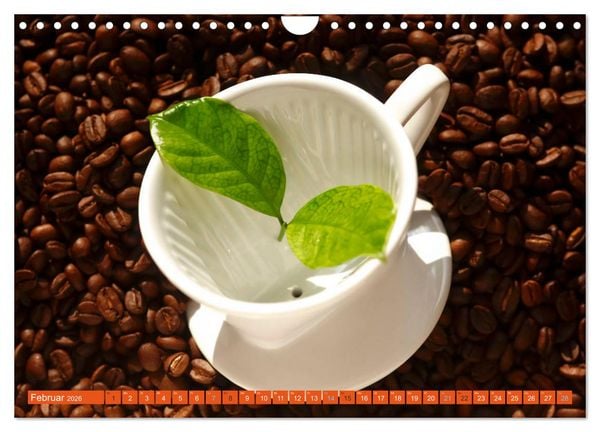 Produktbild: Kaffee (Wandkalender 2026 DIN A4 quer), CALVENDO Monatskalender