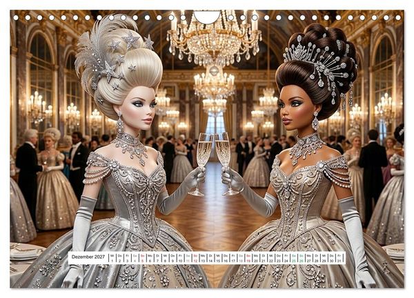 Produktbild: Fabulous Dolls &ndash; Belle &Eacute;poque (Wandkalender 2027 DIN A4 quer), CALVENDO Monatskalender