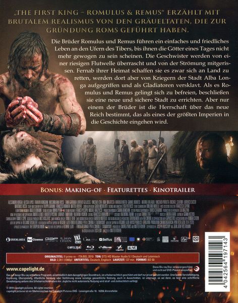 Produktbild: The First King - Romulus & Remus - SteelBook