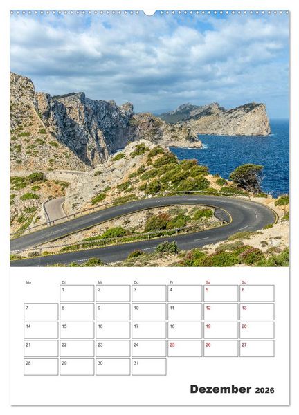 Produktbild: Mallorca - Traumhafte Insel auf der Sonnenseite (Wandkalender 2026 DIN A2 hoch), CALVENDO Monatskalender