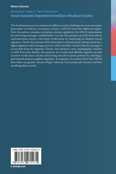 Produktbild: Secure Automatic Dependent Surveillance-Broadcast Systems