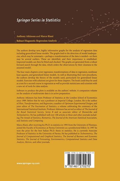 Produktbild: Robust Diagnostic Regression Analysis